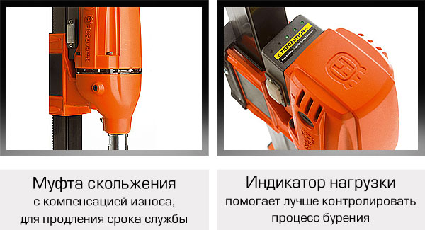 Муфта скольжения и светодиодный индикатор нагрузки бурильной установки